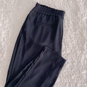 Zara basic navy cropped pants size XL